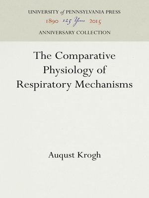 cover image of The Comparative Physiology of Respiratory Mechanisms